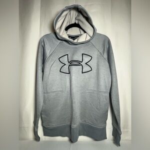 Under Armour Gray Hoodie with Black Logo